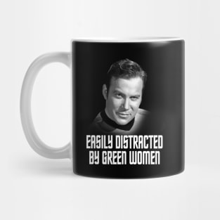 Star Trek - easily distracted by greeen women Mug